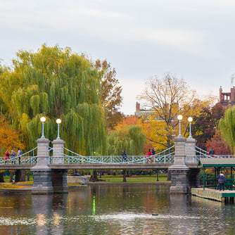 Boston Public Gardens Bridge