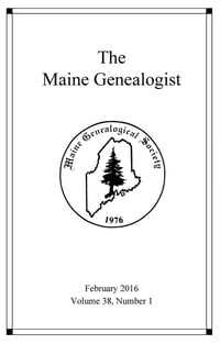 Maine Genealogist, The