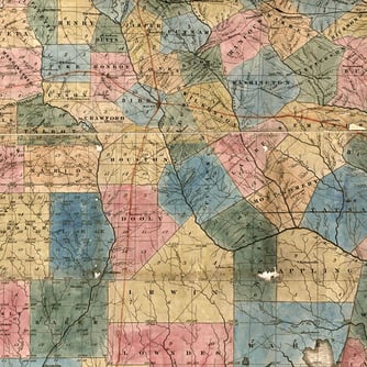 Map of the state of Georgia