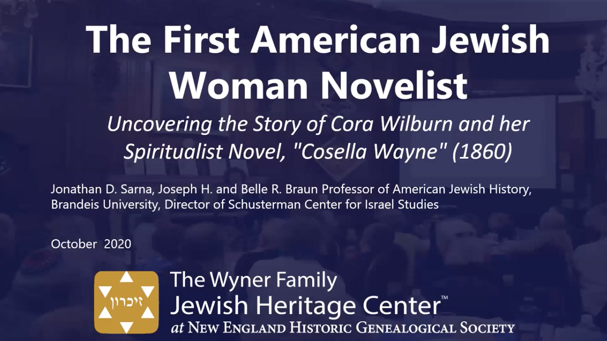 First American Jewish Women Novelist First American Jewish Women Novelist