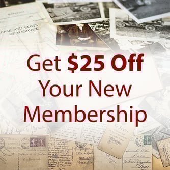$25 Off New American Ancestors Memberships