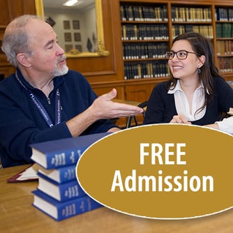 Two People in the Library