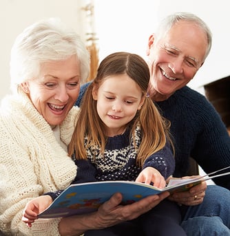 grandparents with grandchild