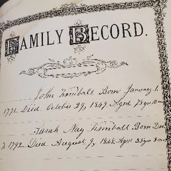 kimball-family-record-page-1