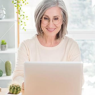 woman on laptop