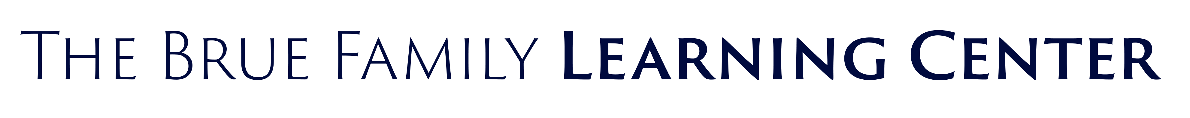 The Brue Family Learning Center_Linear The Brue Family Learning Center_Linear